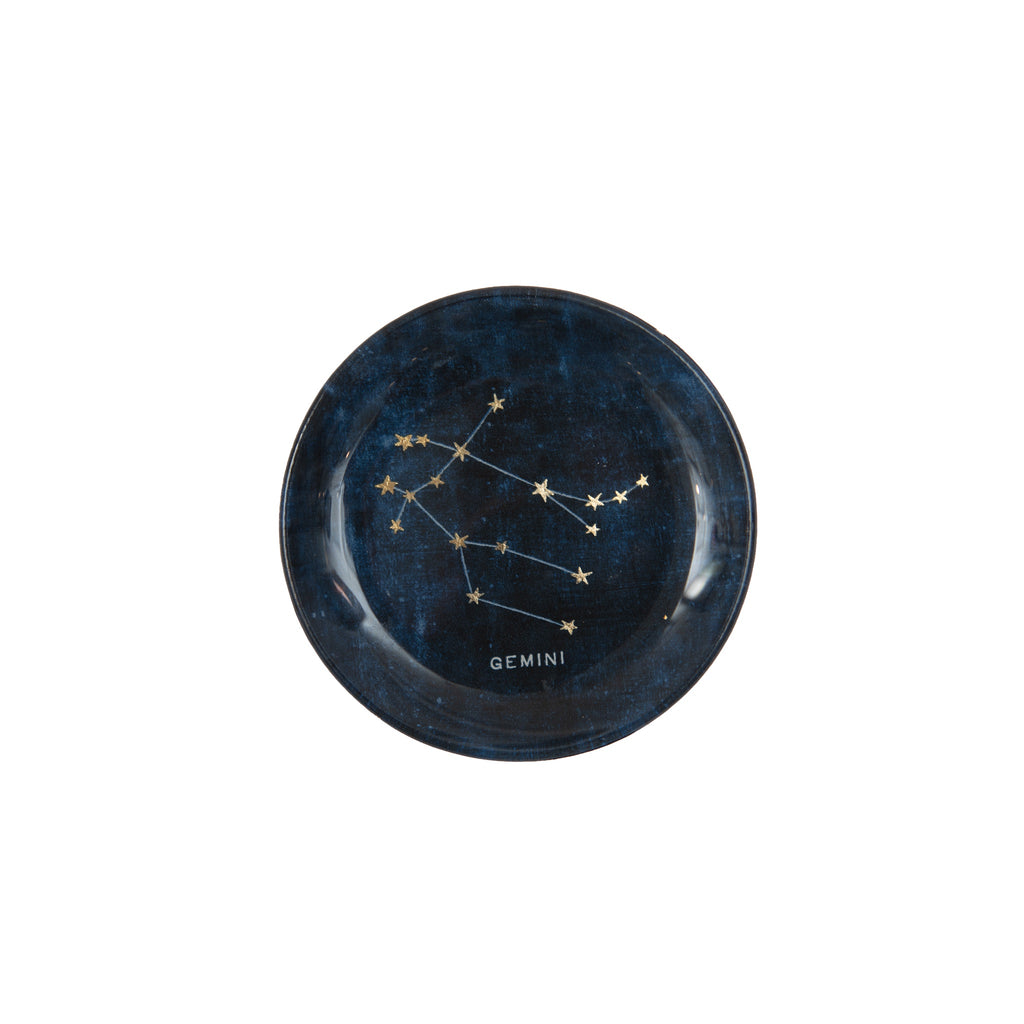 Constellations Mini Round Decoupage Plate