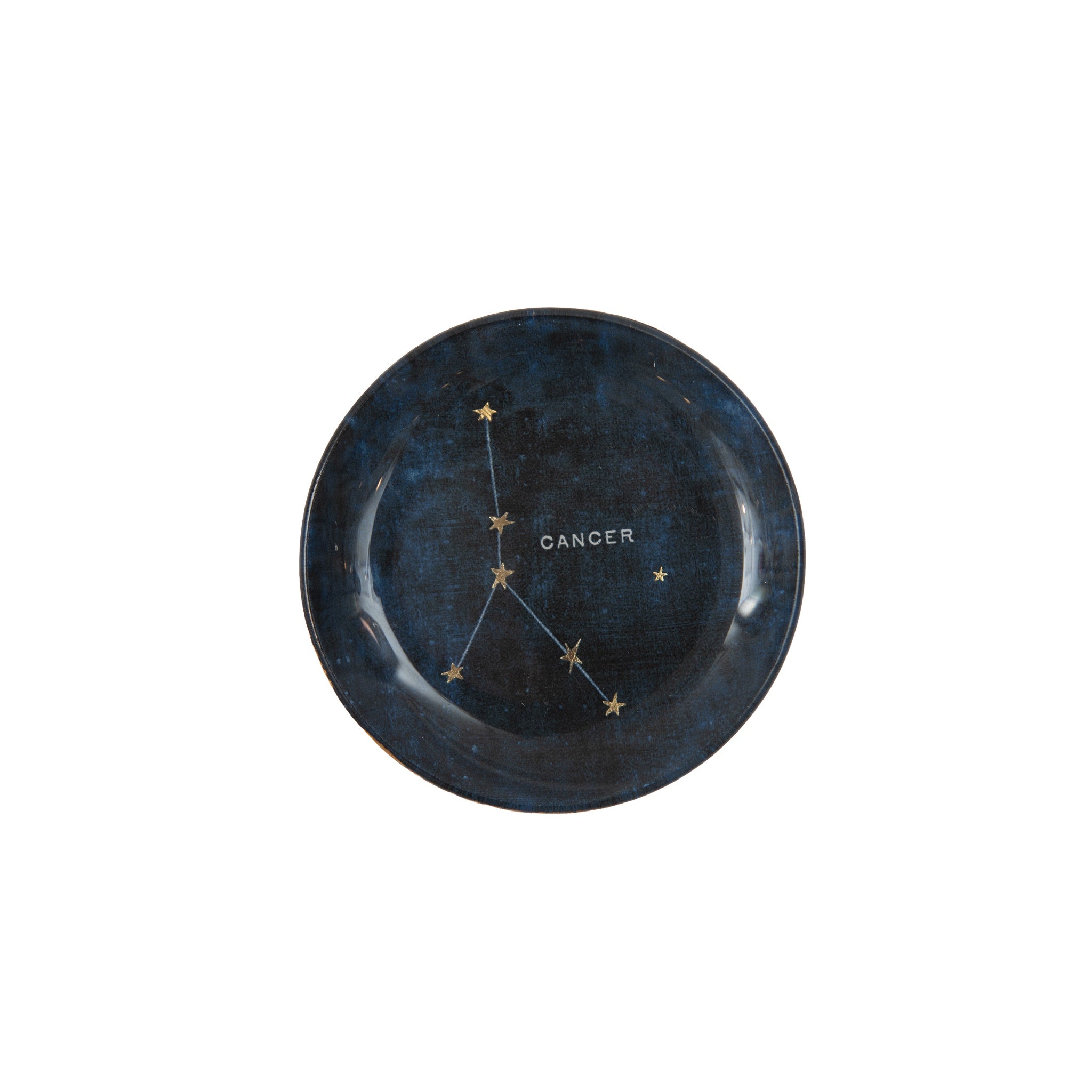 Cancer Mini Round Decoupage Plate- 4"