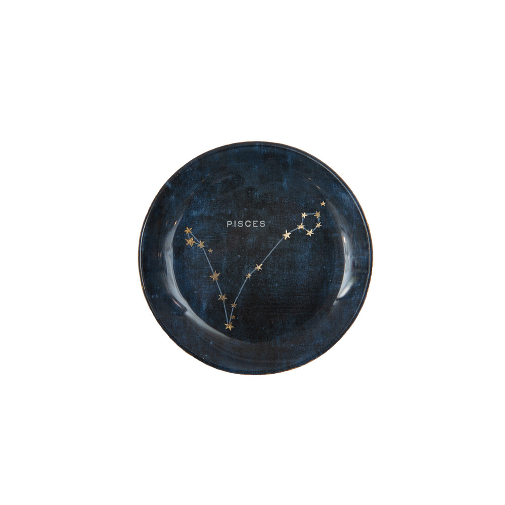Constellations Mini Round Decoupage Plate