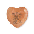 Your Attention Please Heart Decoupage Plate