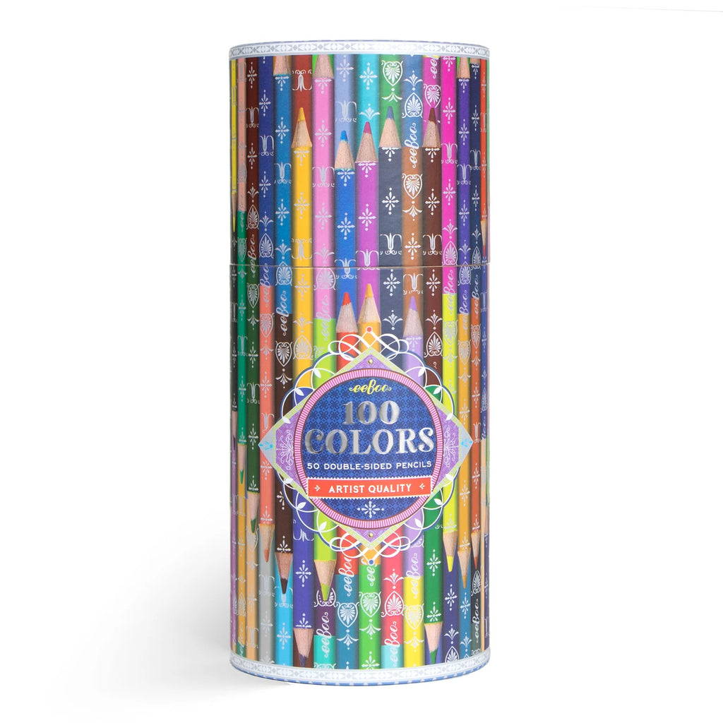 100 Colors Double-Sided Pencils (50ct)