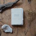 Little Book Of Wisdom Mini Deckled Edge Notebook - Sand