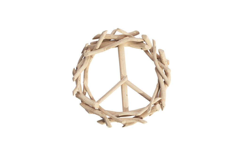 Driftwood Peace Signs
