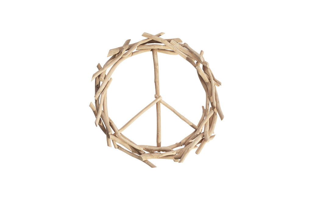 ***Large Skinny Driftwood Peace Sign
