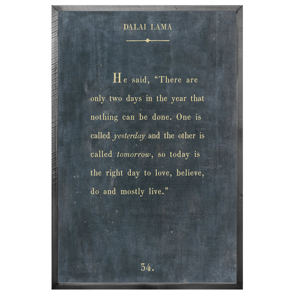 Dalai Lama Art Print - Book Collection
