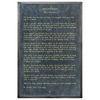 Desiderata Art Print - Grey Wood
