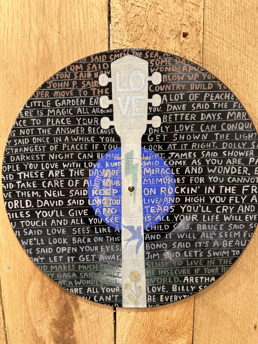 Vertical Guitar Legends Two Vinyl Record