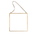 Square Brass Hanging Frame