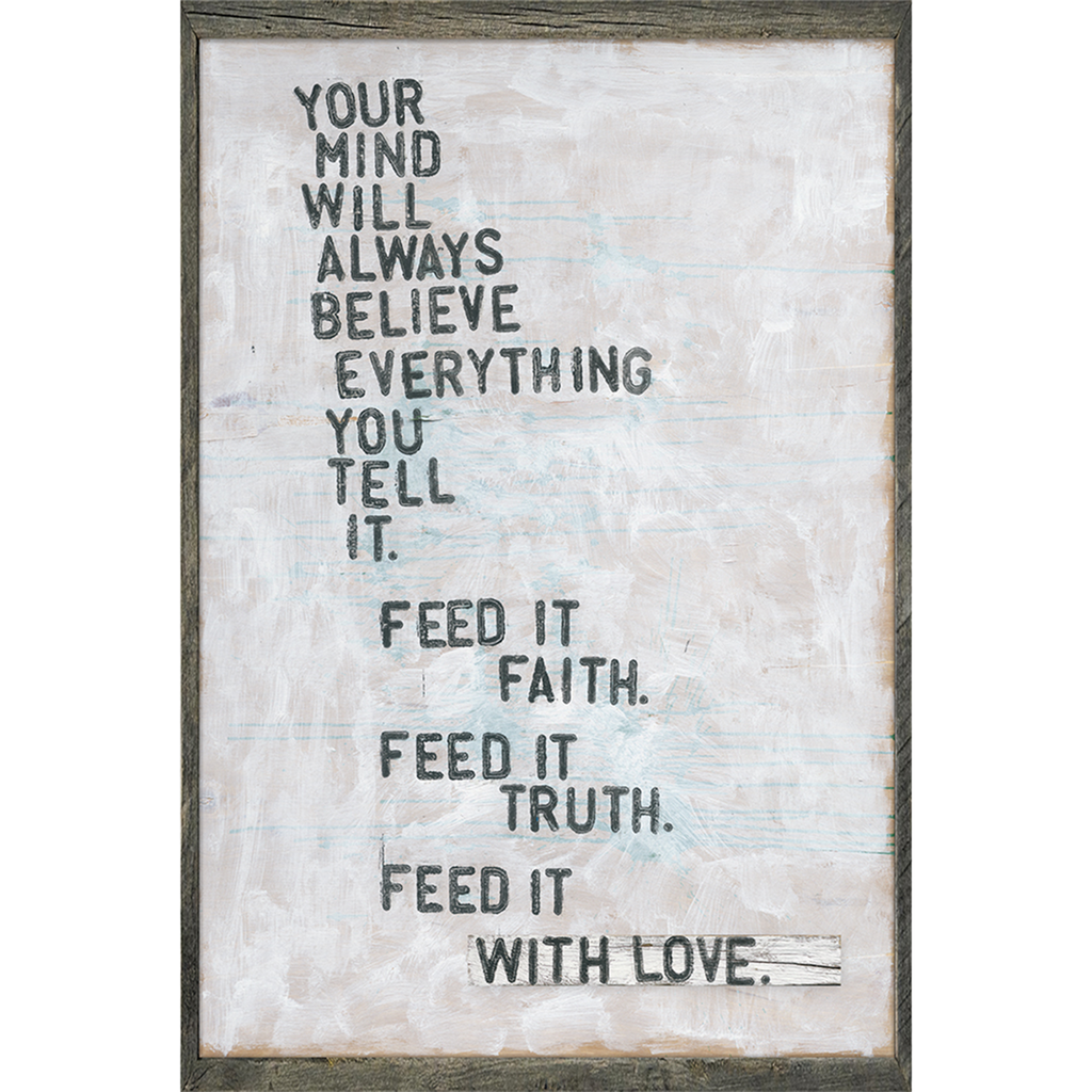 Faith Truth Love Art Print