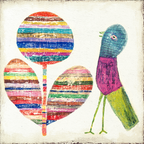 Flower + Bird Art Print