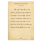 Frederick Buechner Art Print - Book Collection