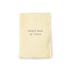 ^Little Book Of Lists Mini Deckled Edge Notebook