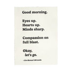 Good Morning (Lin-Manuel Miranda) Handmade Paper Print - 12"x16"
