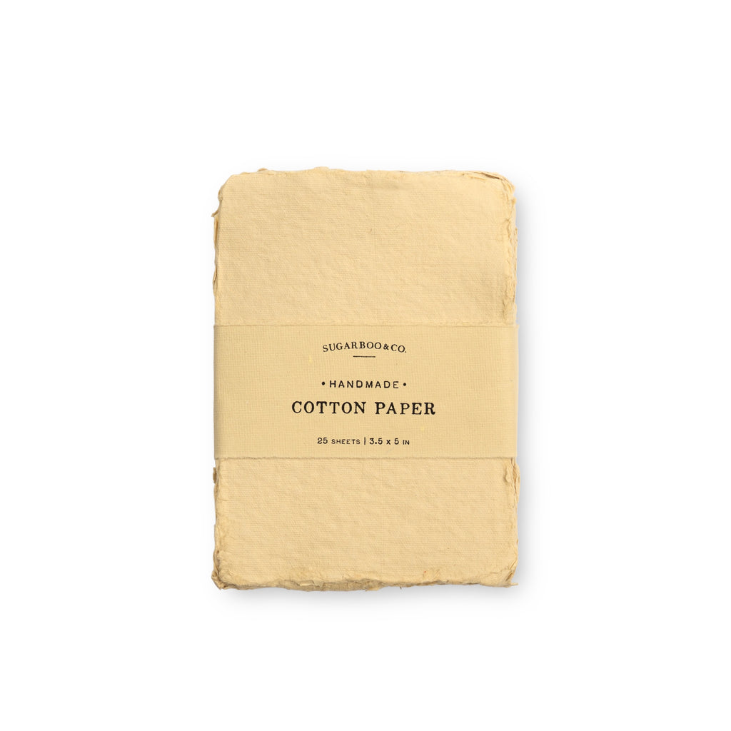 Handmade Cotton Paper Bundle - Oat