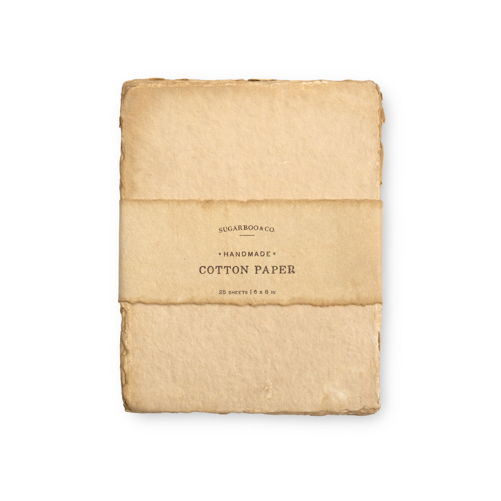 Handmade Cotton Paper Bundle - Wheat