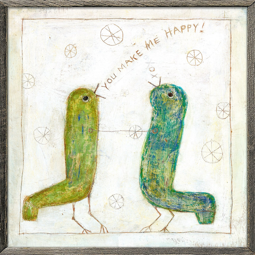 Happy Birds Art Print