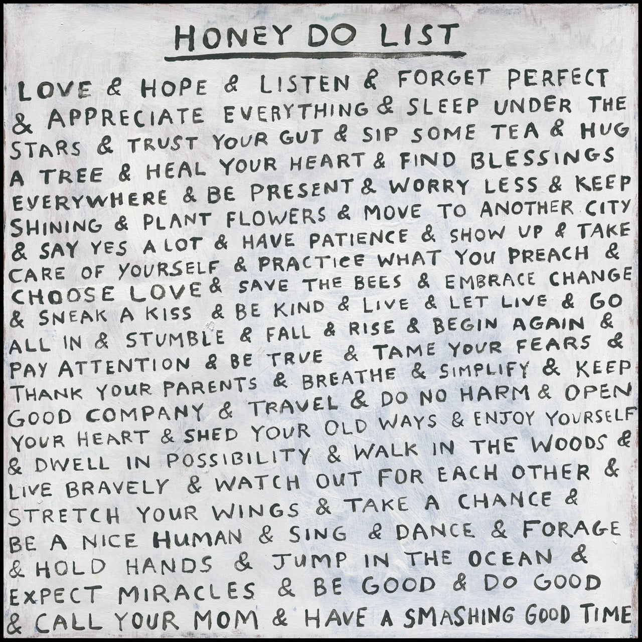 Honey Do List - Art Print - (Top Panel)