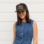 Cool Bands Corduroy Trucker Hat- Charcoal
