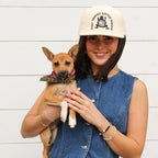 Stay Trippy Corduroy Trucker Hat- Cream