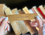 A New Chapter Begins Leather Bookmark