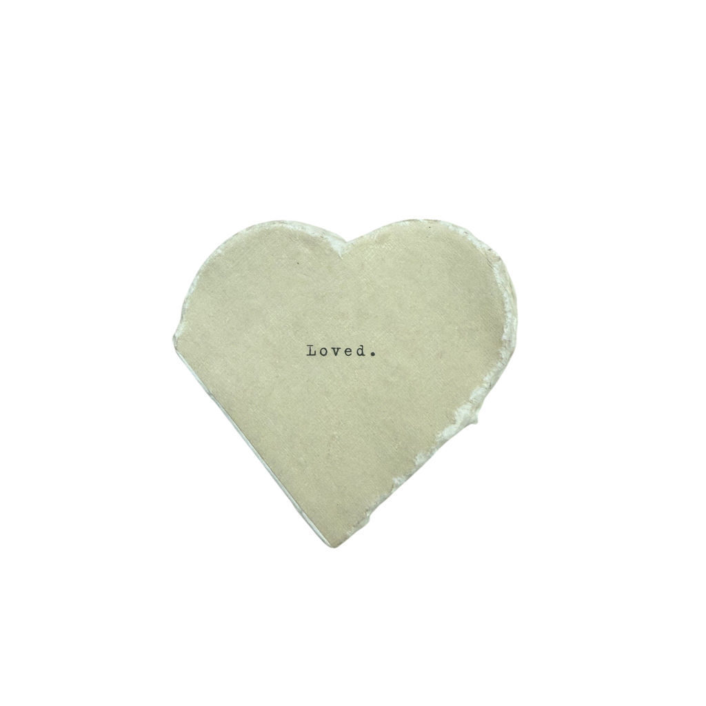 Deckled Edge Little Heart Book