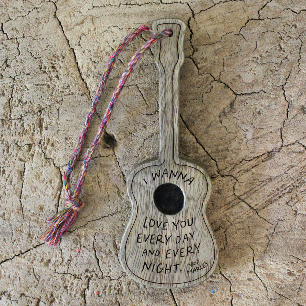 I Wanna Love You (Bob Marley) Wooden Guitar