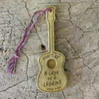 Stevie Nicks Wooden Guitar