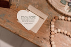 Assorted Set of 25 Mini Deckled Heart Cards & Envelopes