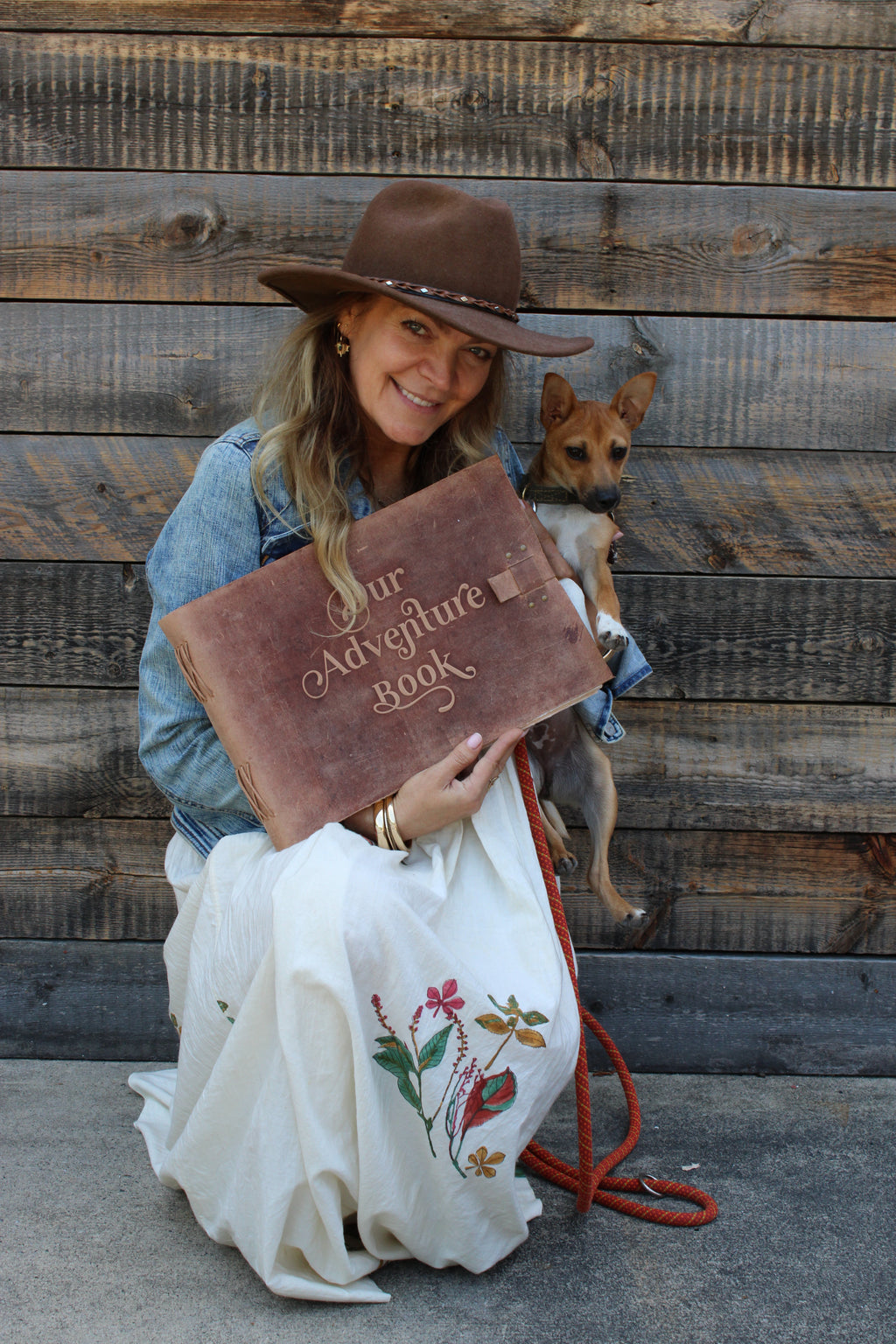 Our Adventure Leather Story Keeper 14" x 10" - Terracotta