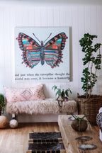 Butterfly Art Print - Gallery Wrap