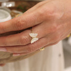 Butterfly Mother of Pearl Ring