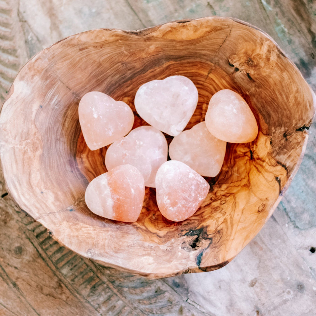 Rose Quartz Mini Heart Shaped Stone