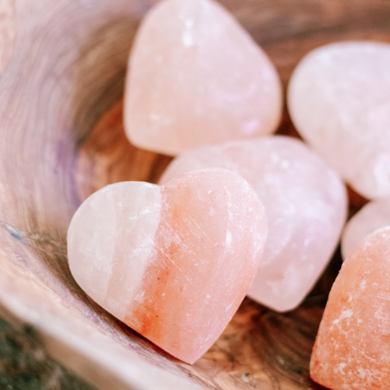 Rose Quartz Mini Heart Shaped Stone