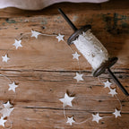Beige Star Garland