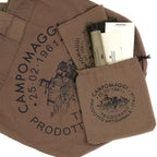 Small Shoulder Bag in Woven Cowhide