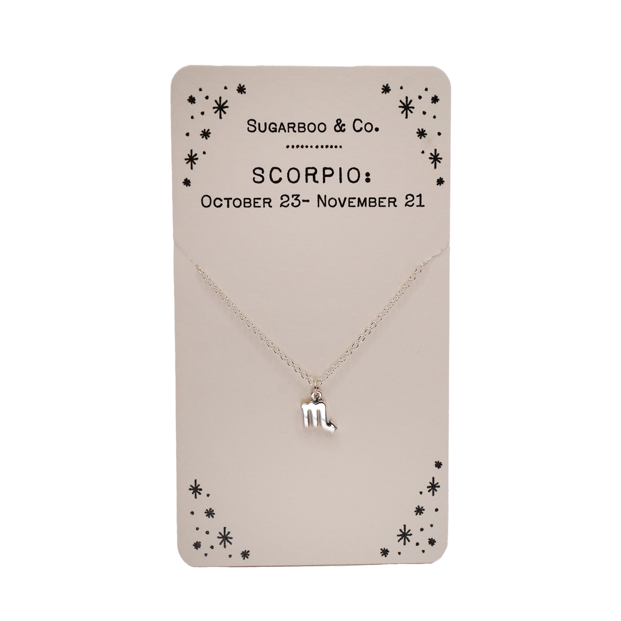 ***Zodiac Necklace Collection 1-Scorpio