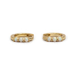 Moon Drop Threader Earrings