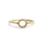 Pave Circle Ring