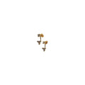 White Opal Stud Dangle