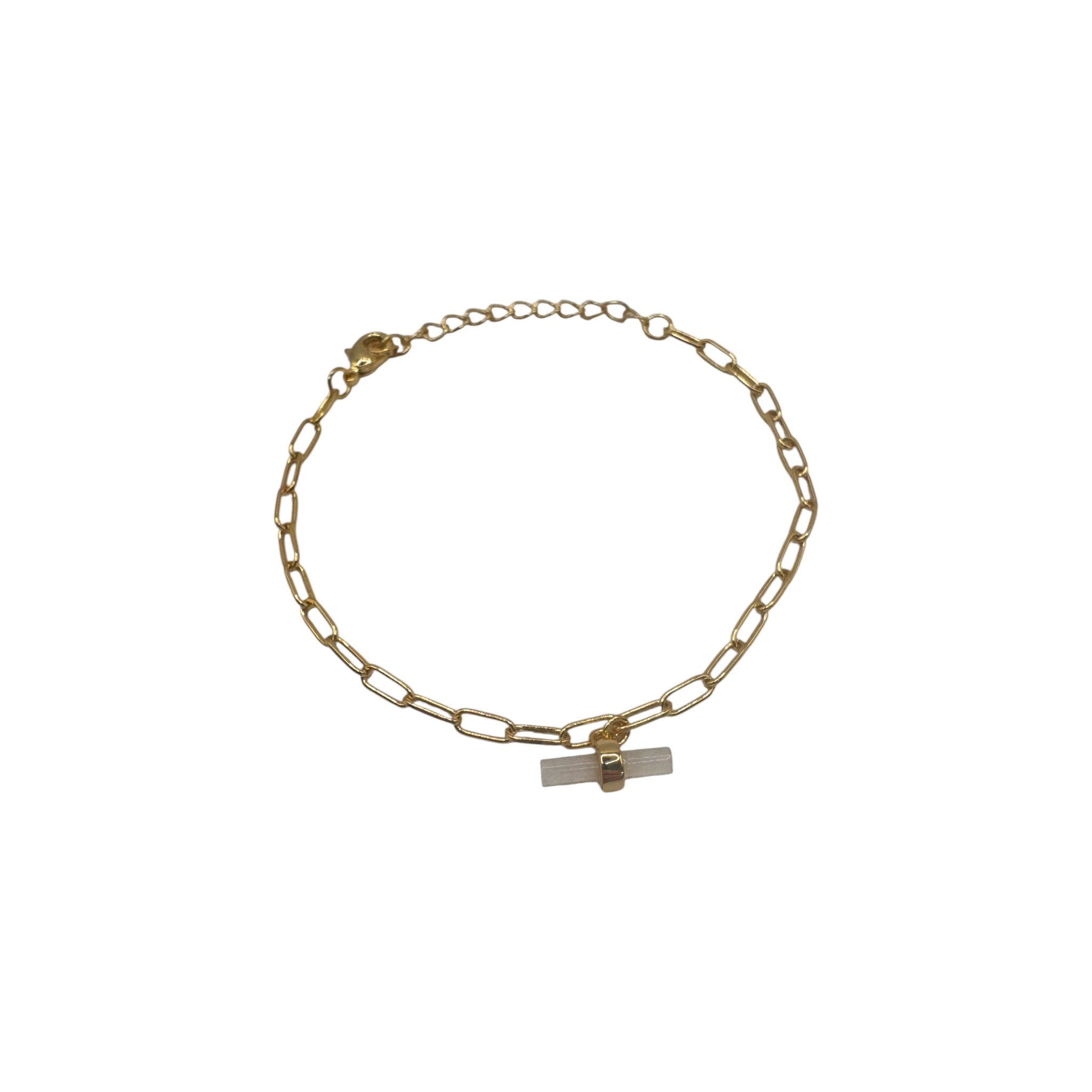 Moonstone Crystal Charms Bracelet