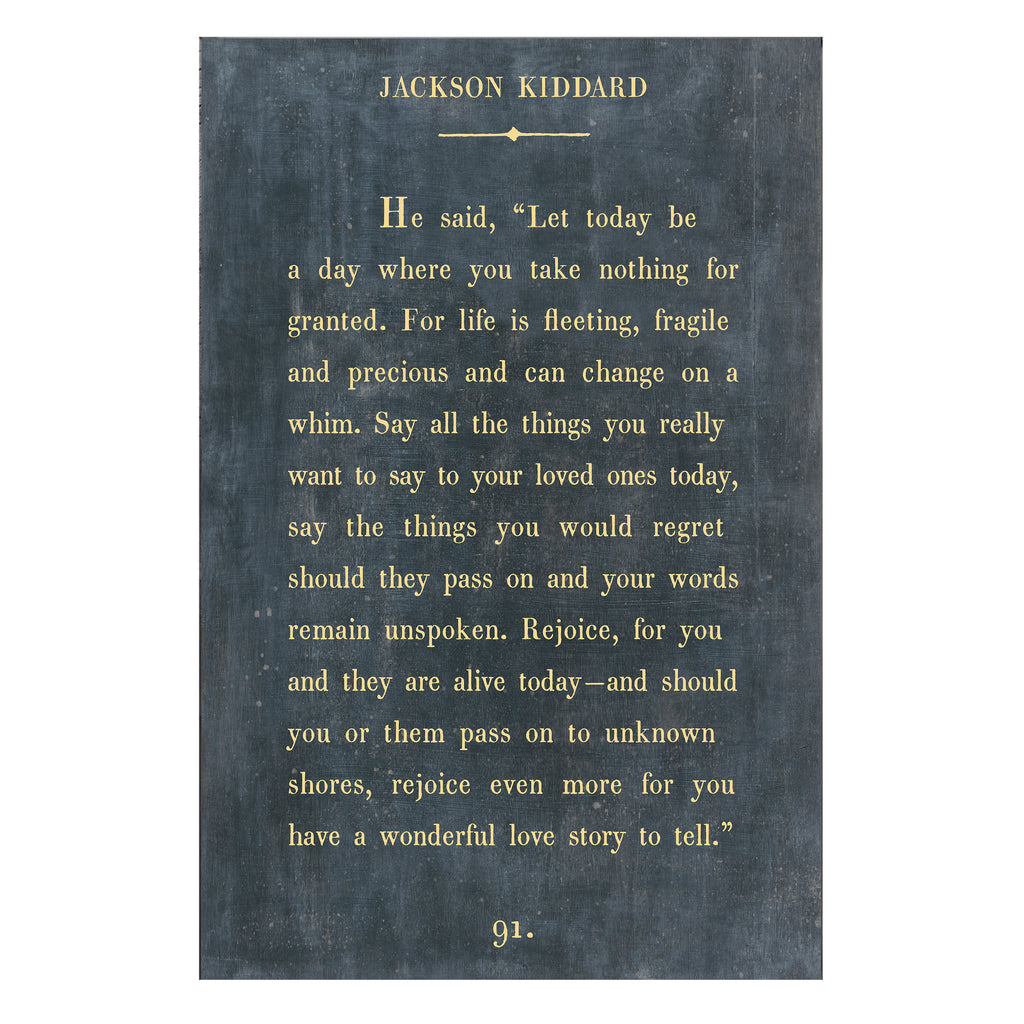 Jackson Kiddard Art Print - Book Collection