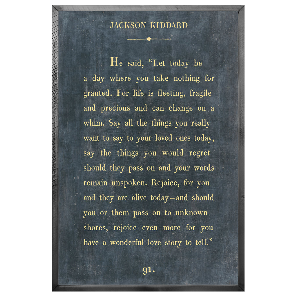 Jackson Kiddard Art Print - Book Collection
