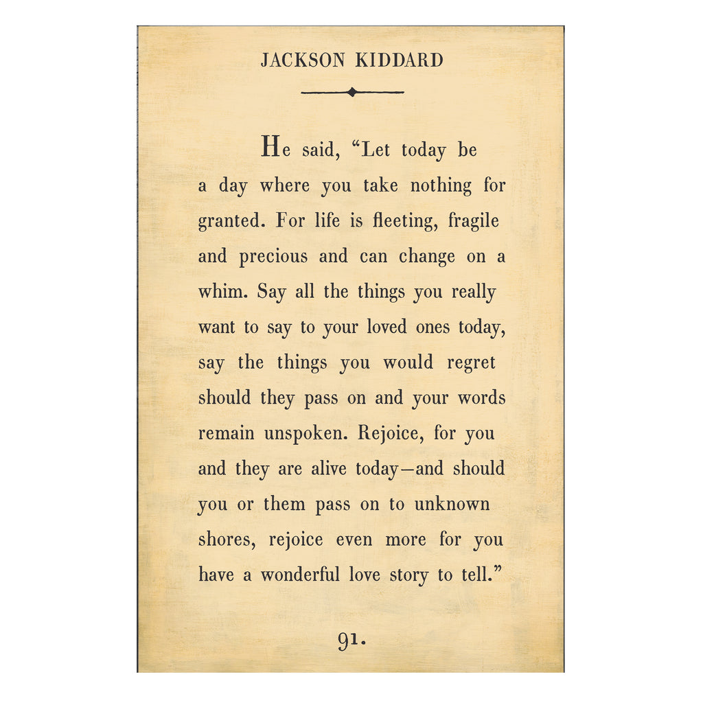Jackson Kiddard Art Print - Book Collection