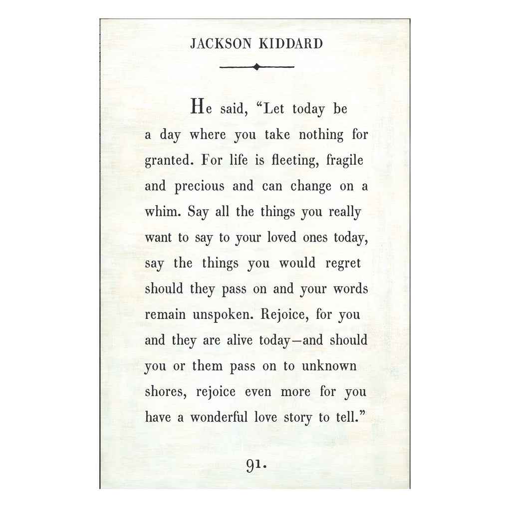 Jackson Kiddard Art Print - Book Collection