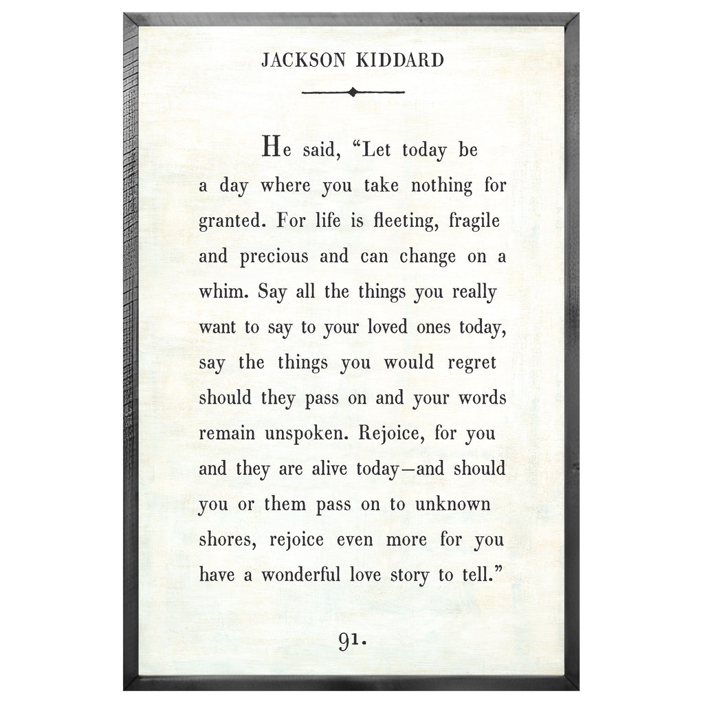 Jackson Kiddard Art Print - Book Collection