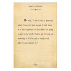 John Lennon Art Print - Book Collection
