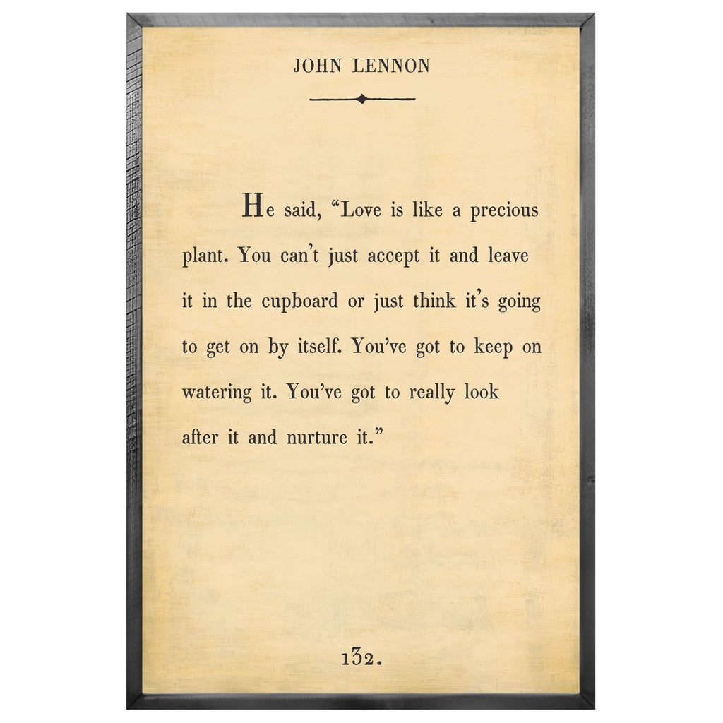 John Lennon Art Print - Book Collection