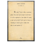 John Lennon Art Print - Book Collection