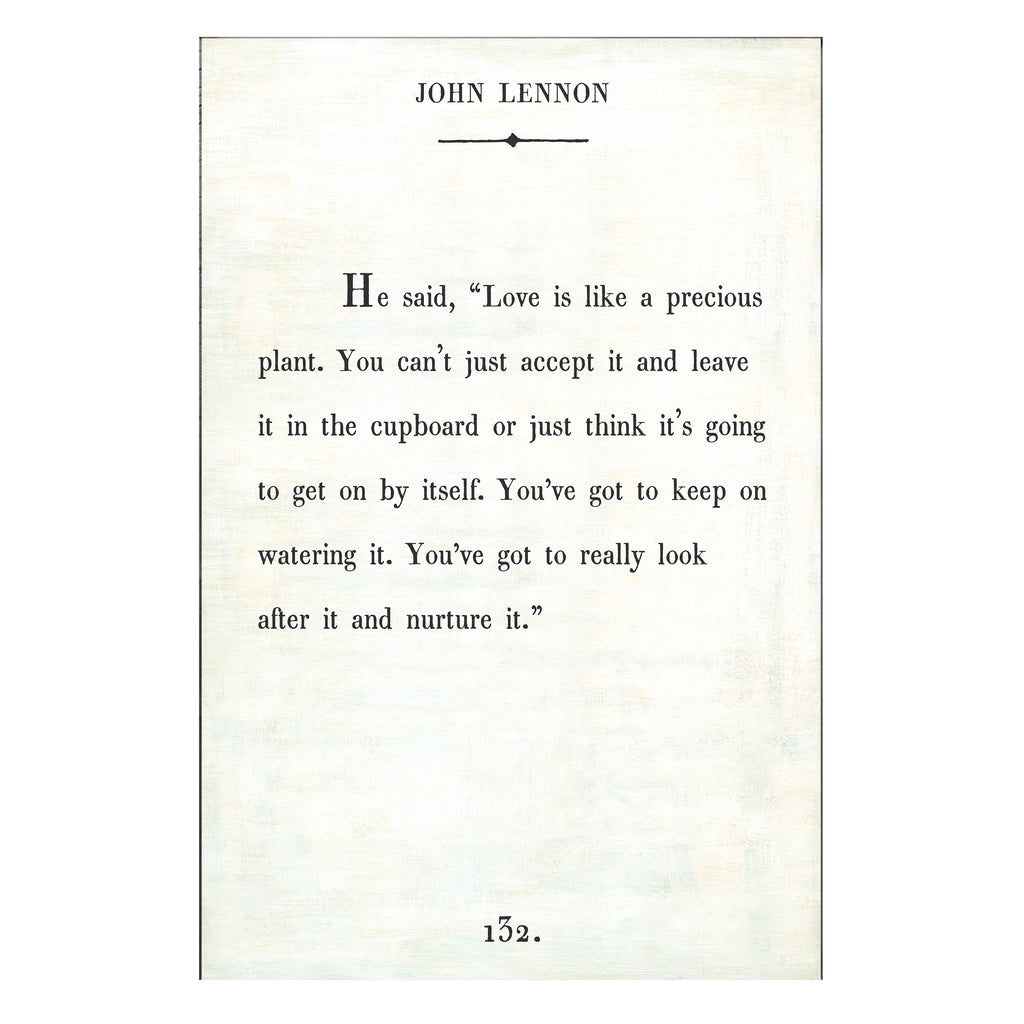 John Lennon Art Print - Book Collection