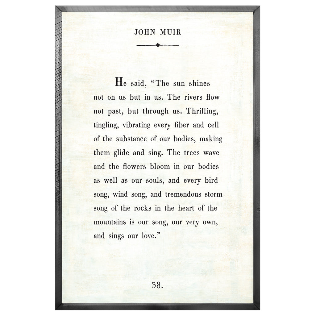John Muir Art Print - Book Collection